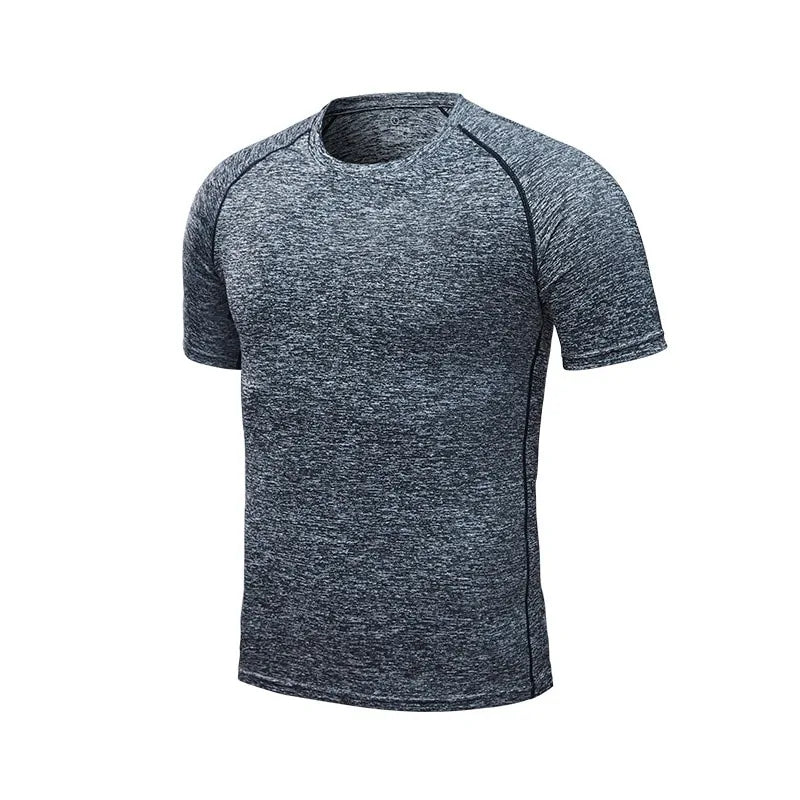 Camisetas de running de compresión de secado rápido para hombre: ropa deportiva para fitness y fútbol