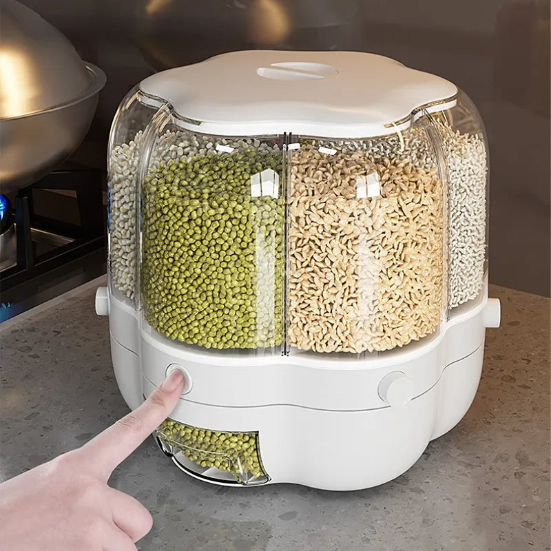 Contenedor de almacenamiento de cocina de gran tamaño para almacenar alimentos