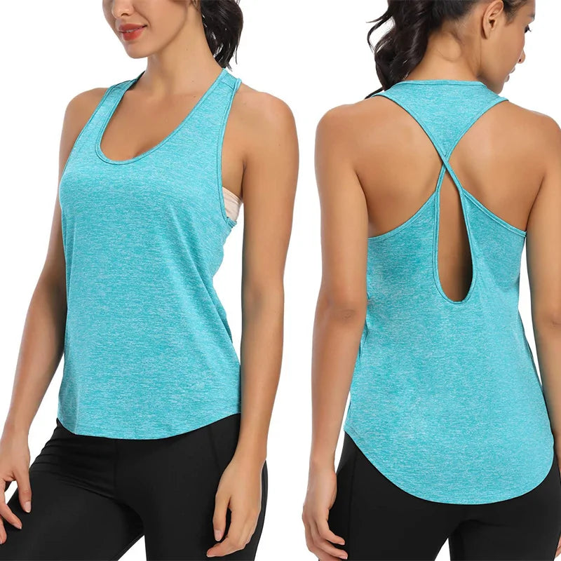 Camisetas de yoga y fitness para correr