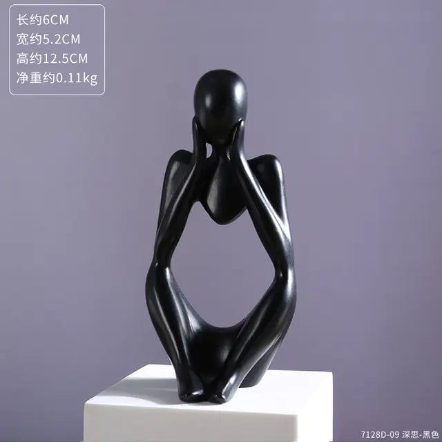 Estatuas de resina Taza de café flotante Escultura artística Cocina Hogar