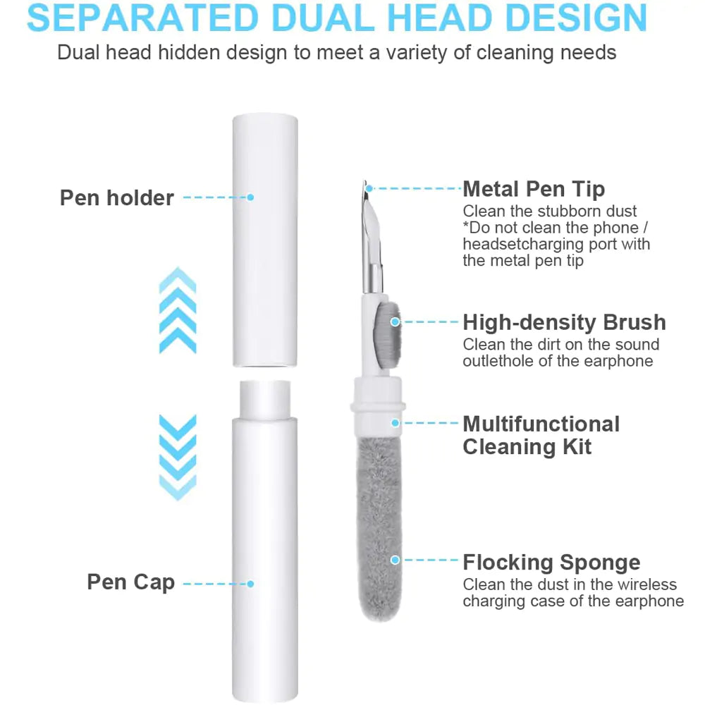 Herramienta de limpieza para auriculares Bluetooth para Airpods