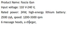 High Frequency Massager Gun