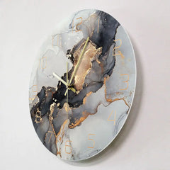 Marble Print Wall Clock