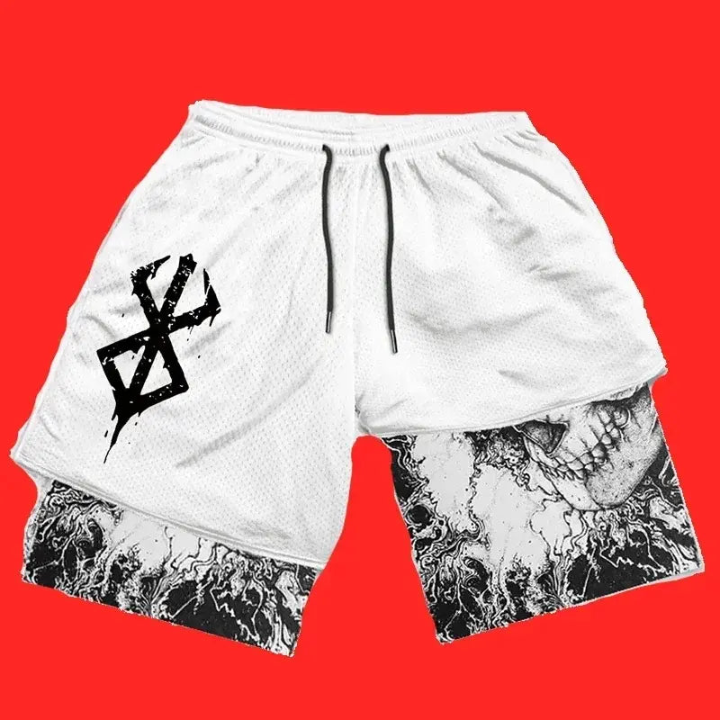 Pantalones cortos 2 en 1 de Anime Gym