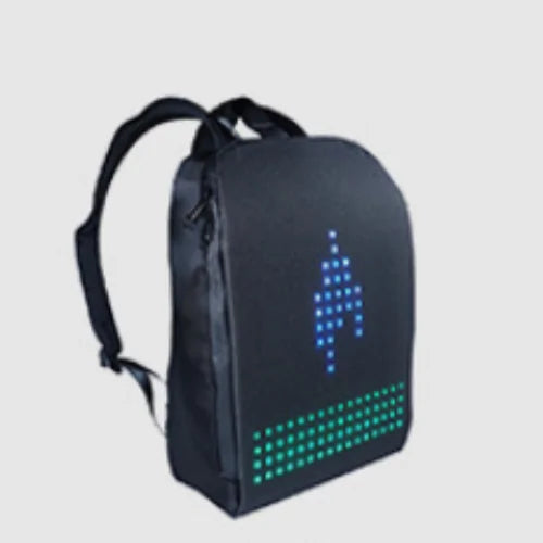 Mochila impermeable con pantalla LED dinámica