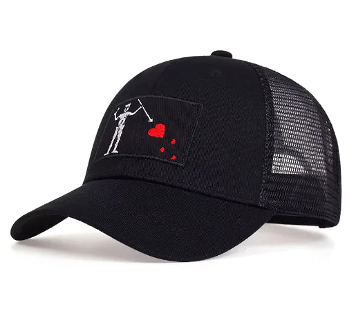 Gorra de hip hop con cúpula negra