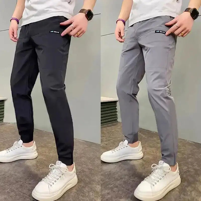 Pantalones cargo elásticos para hombre