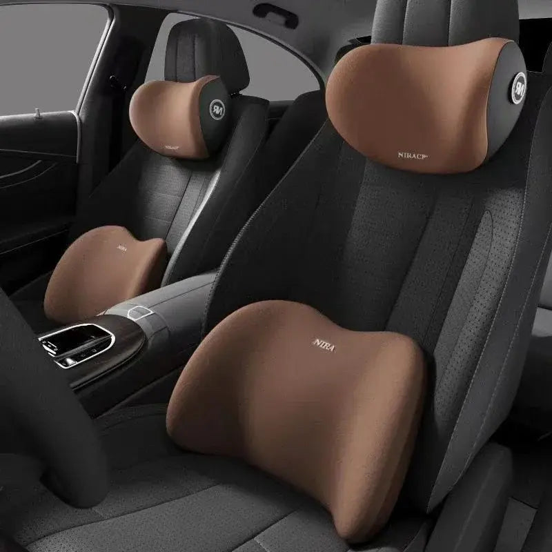 Oficina de almohadas para el interior del coche