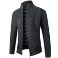 Suéter con cremallera y rayas urbanas para hombre