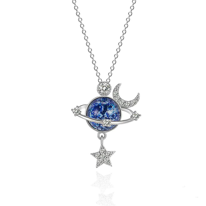 Collar de circonitas brillantes