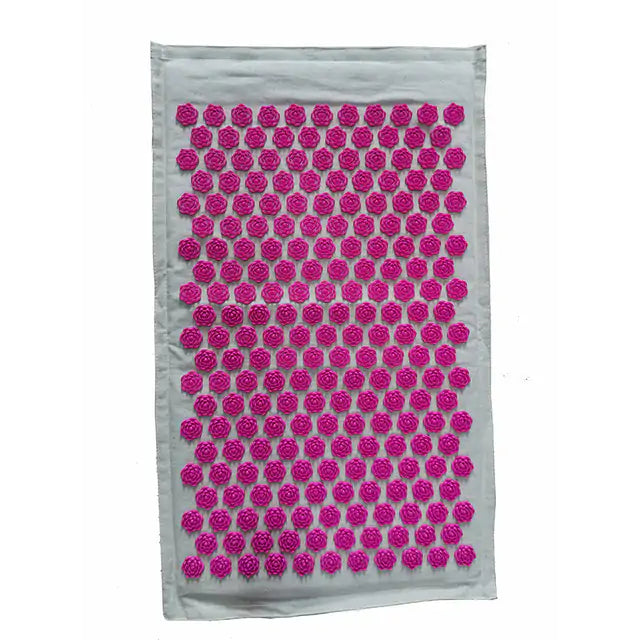 Esterilla de yoga para masajes con palma de coco y lino natural