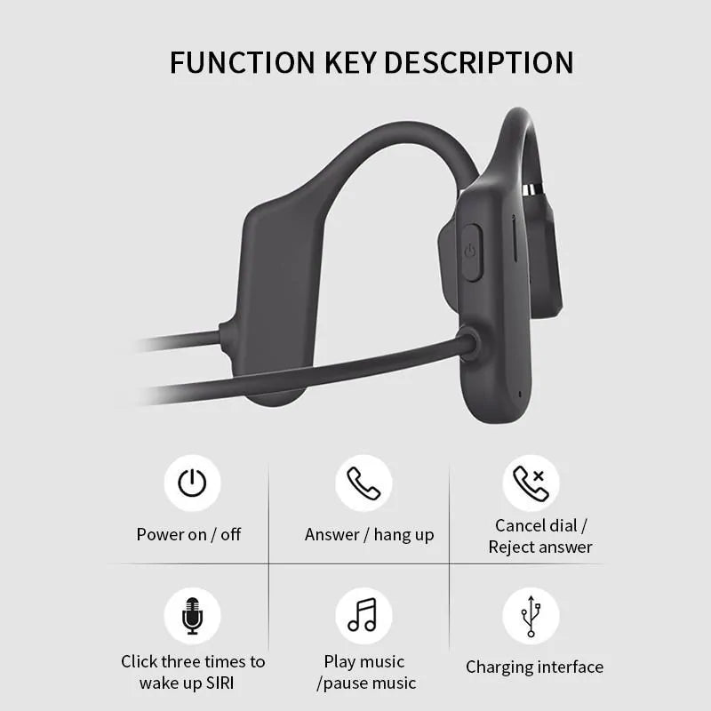 Open Ear Hook Light Weight Sports Earphones