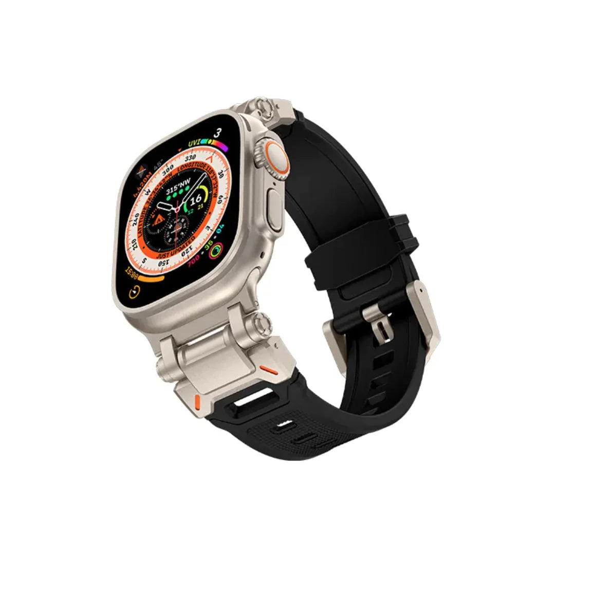 Correa de TPU con conector de aleación de titanio