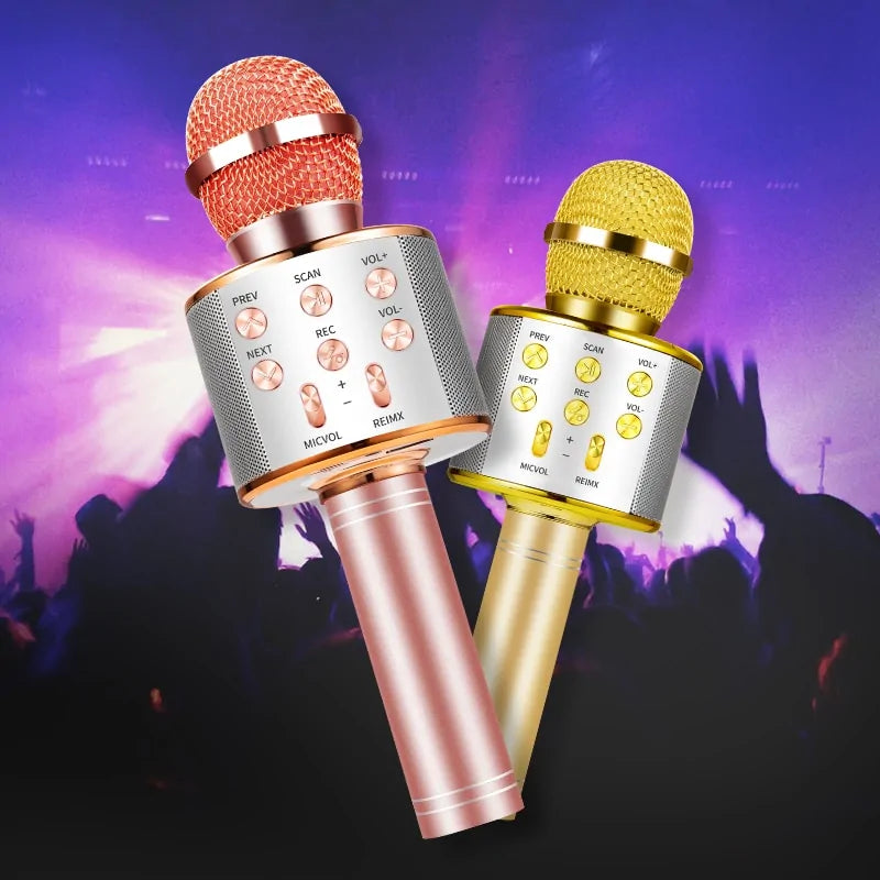 Micrófono inalámbrico de karaoke con Bluetooth