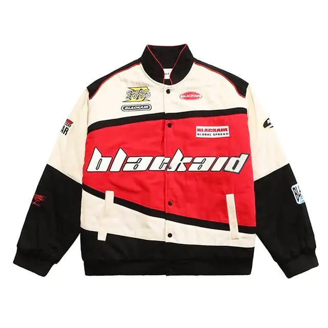 Chaqueta estilo hip hop retro Y2K