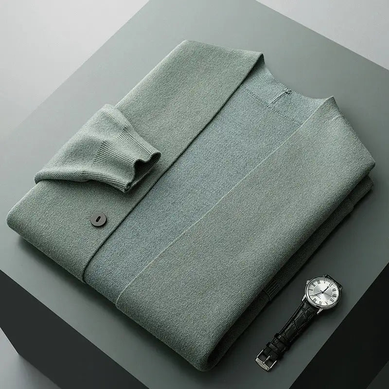 Cárdigan de lana merino Heritage Elegance
