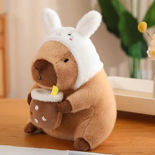 Juguetes de peluche de capibara de dibujos animados