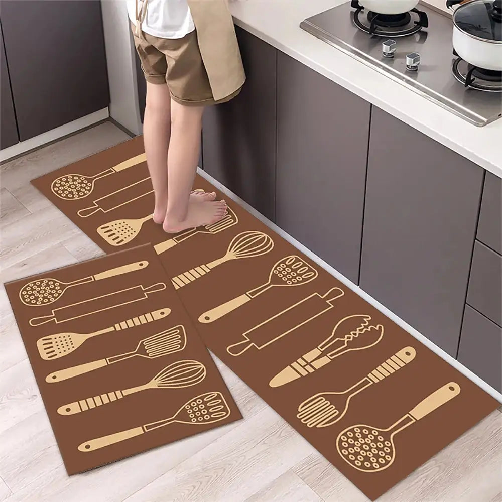 Alfombrilla de cocina moderna antideslizante