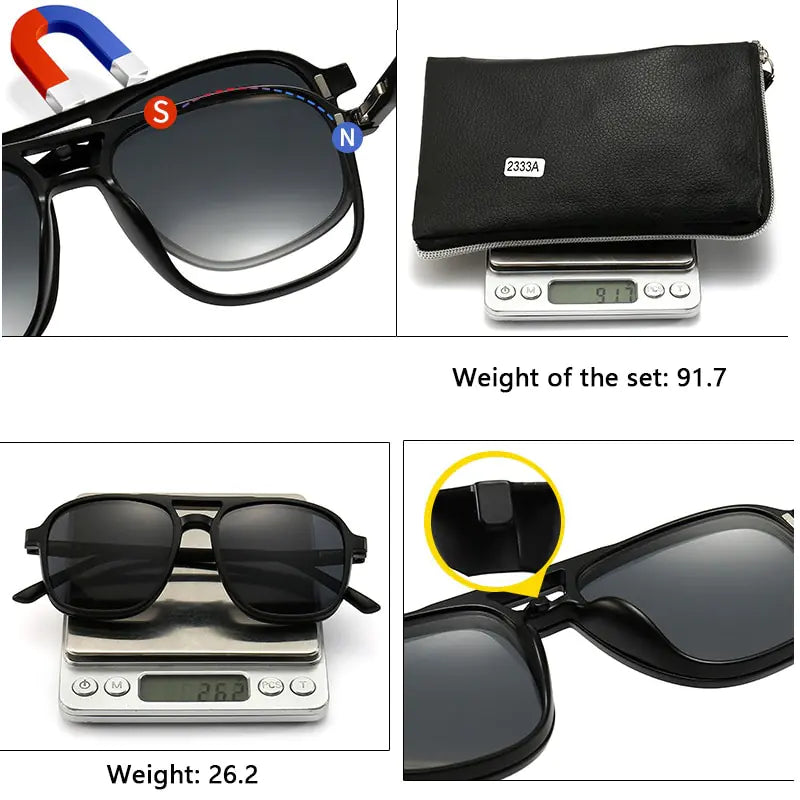 Gafas de sol polarizadas magnéticas