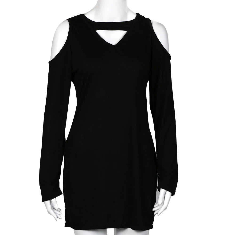 Vestido de algodón con espalda de calavera