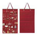 Organizador de joyas elegante: elegante organizador de pared para guardar collares, anillos, pendientes y pulseras