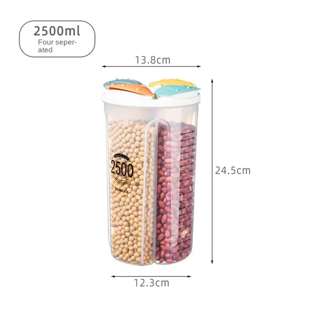 Contenedor de almacenamiento de cocina de gran tamaño para almacenar alimentos