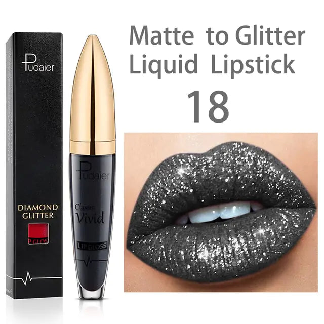 Brillo labial brillante de larga duración
