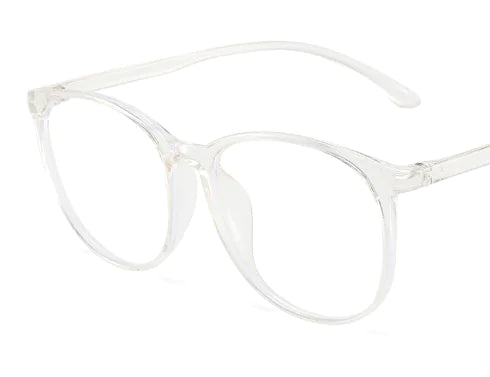 Gafas redondas con bloqueo de luz azul, gafas ópticas
