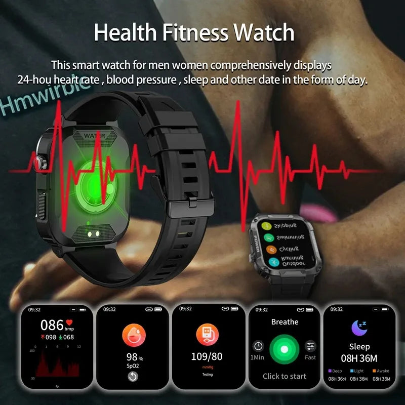 Reloj inteligente militar resistente