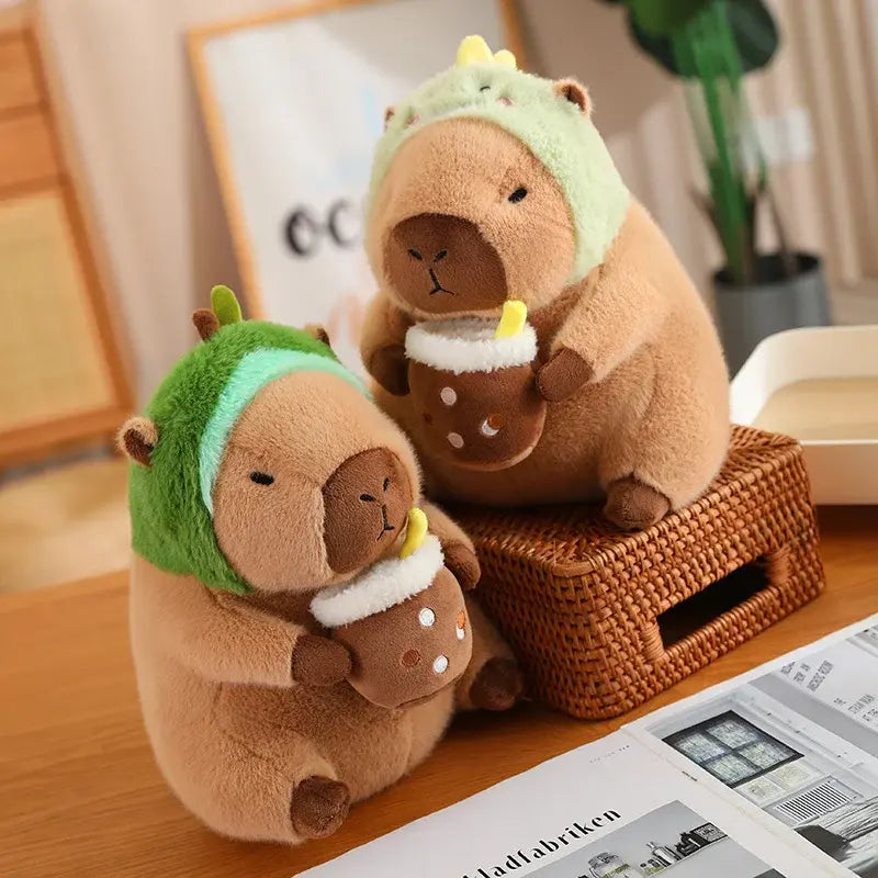 Juguetes de peluche de capibara de dibujos animados