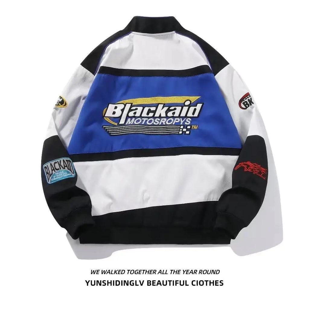 Chaqueta estilo hip hop retro Y2K