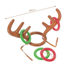 Inflatable Reindeer Antler Ring Toss Game