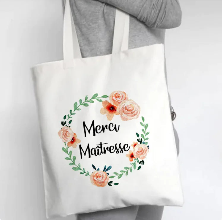Bolsa de lona Fleur