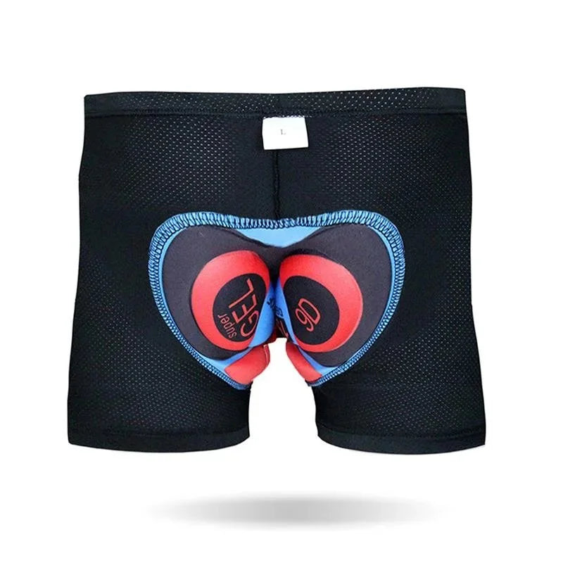 Pantalones cortos de ciclismo acolchados Ropa interior para bicicleta Pantalones cortos