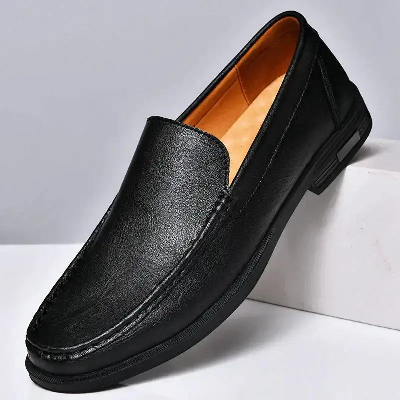 Mocasín de cuero