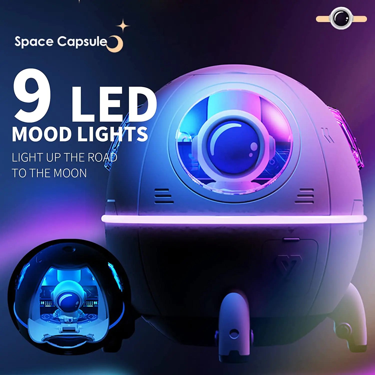 Humidificador de aire Astronauta peculiar