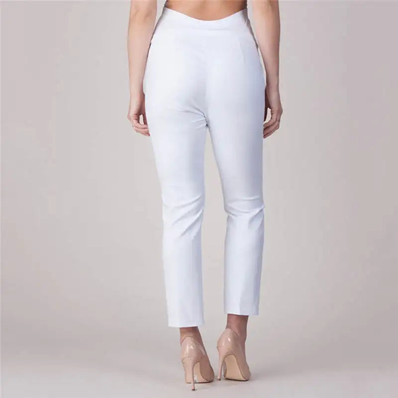 Pantalones de maternidad con vientre elástico
