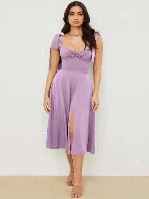 Vestido largo informal elegante de verano para mujer