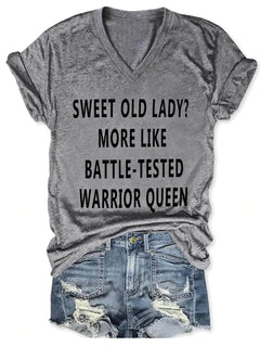 Women's "Sweet Old Lady" Print Tee