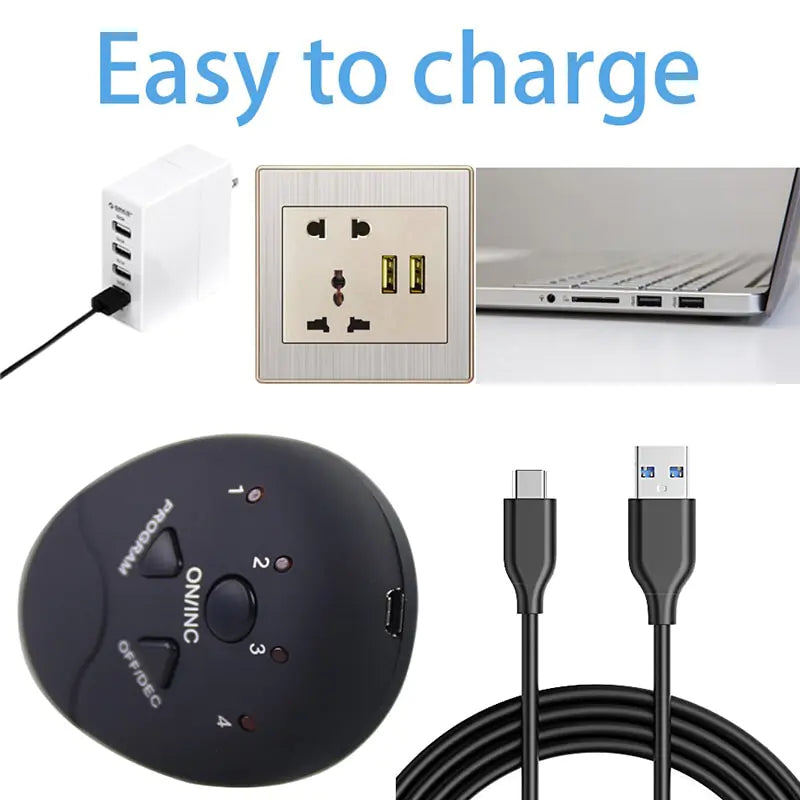 Estimulador muscular eléctrico, masajeador de fitness