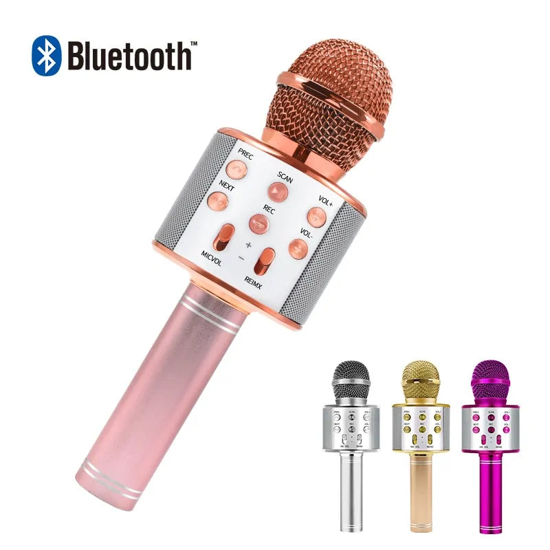 Micrófono inalámbrico de karaoke con Bluetooth