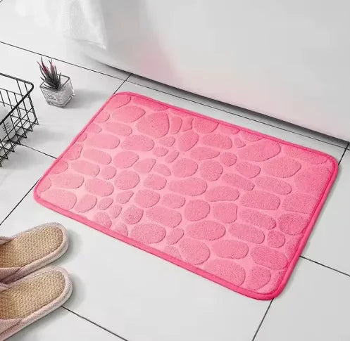 Esterilla de espuma viscoelástica con efecto adoquín