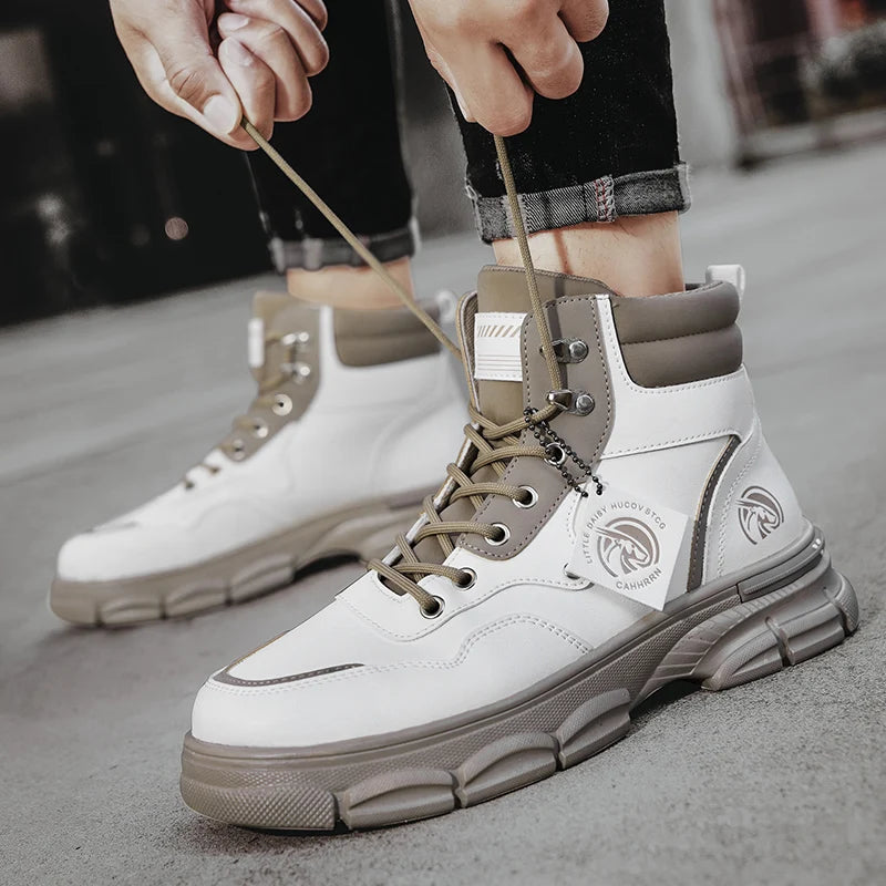 Botas de hombre CYYTL, zapatos de invierno de cuero