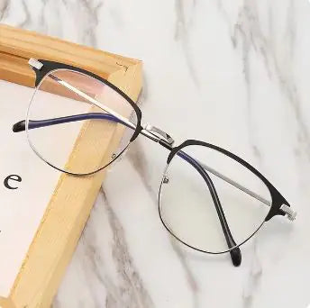 Gafas retro para miopía, montura media (hombres y mujeres)