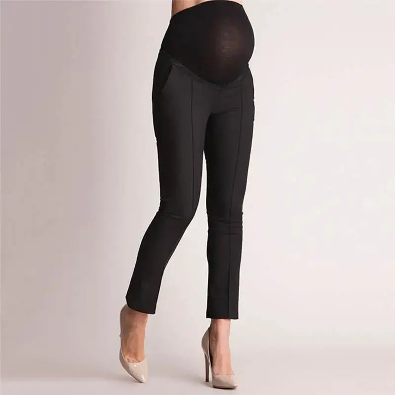 Pantalones de maternidad con vientre elástico