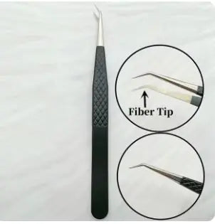 Pinzas de precisión para extensiones de pestañas de gran volumen