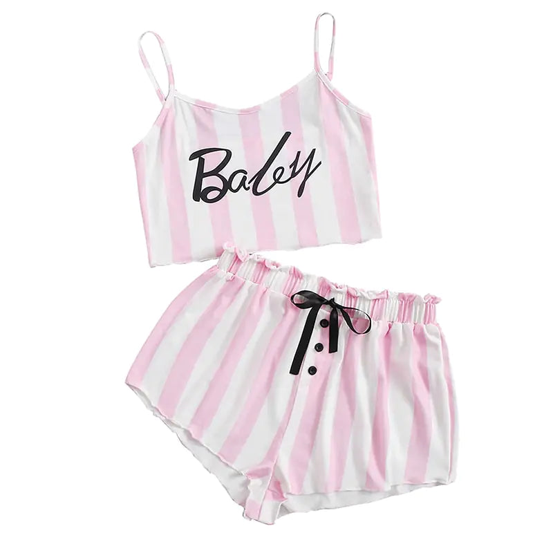 Pijama corto de verano de 2 piezas