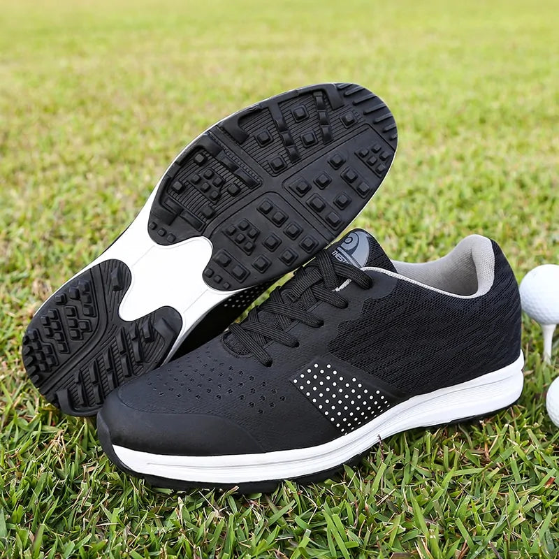 Nuevos zapatos de golf impermeables para hombres, zapatillas de entrenamiento