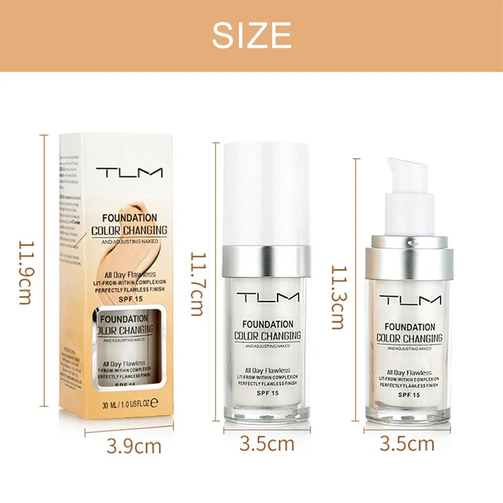 Maquillaje que cambia de color mate