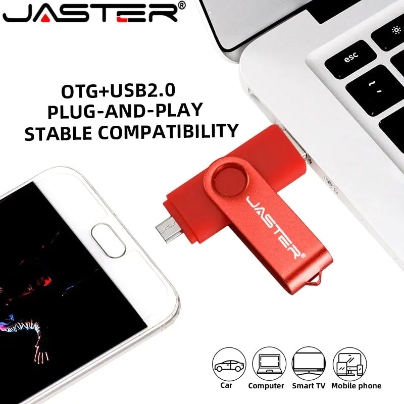 Unidad flash USB de alta velocidad equipada con OTG